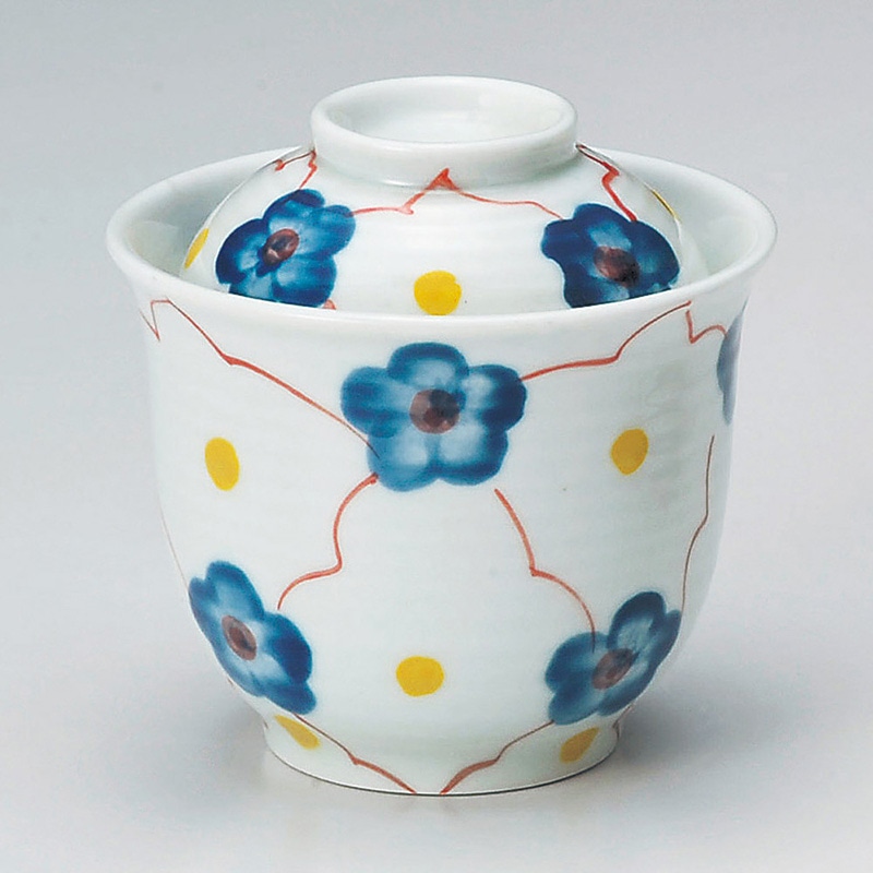 山万 16530-180 格子梅小吸碗  1個（ご注文単位1個）【直送品】