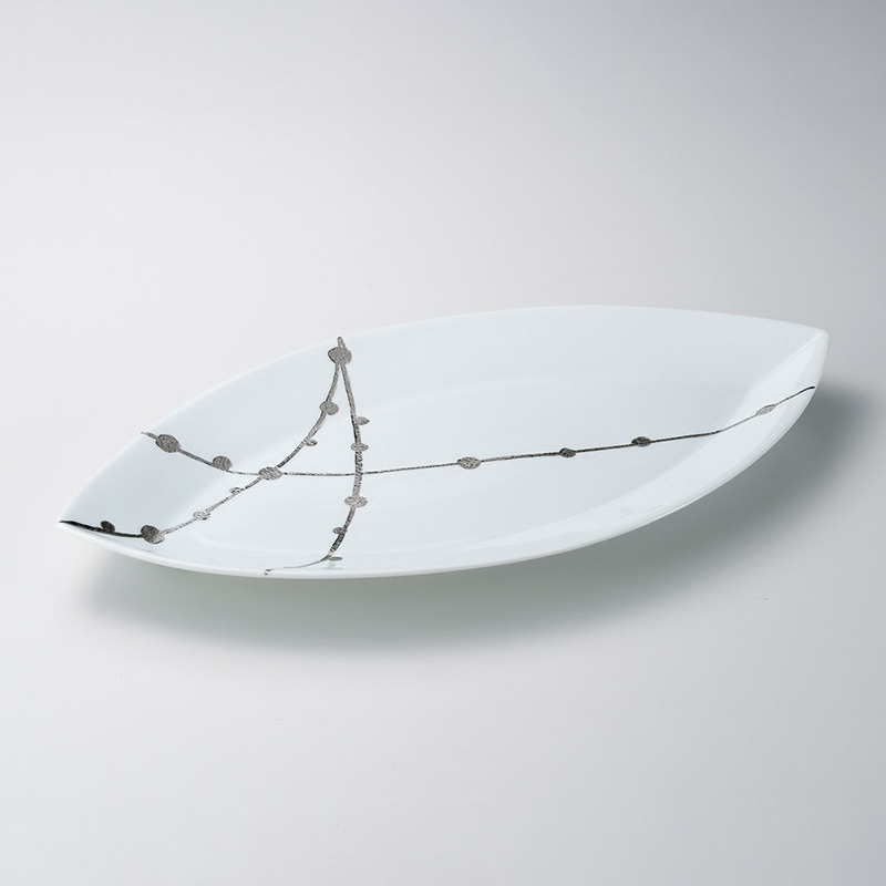 山万 17109-730 錦白プラチナ玉すだれリーフ40 1個（ご注文単位1個）【直送品】