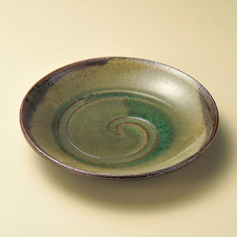 山万 17706-170 信楽流尺皿  1個（ご注文単位1個）【直送品】