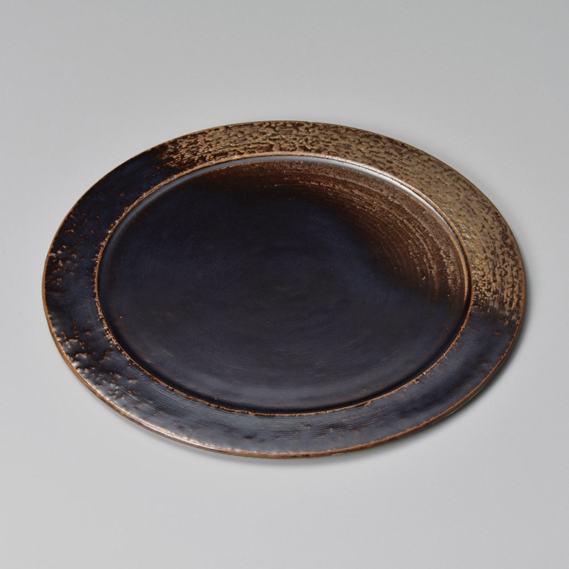 山万 17804-140 萌花24cmリム丸皿  1個（ご注文単位1個）【直送品】