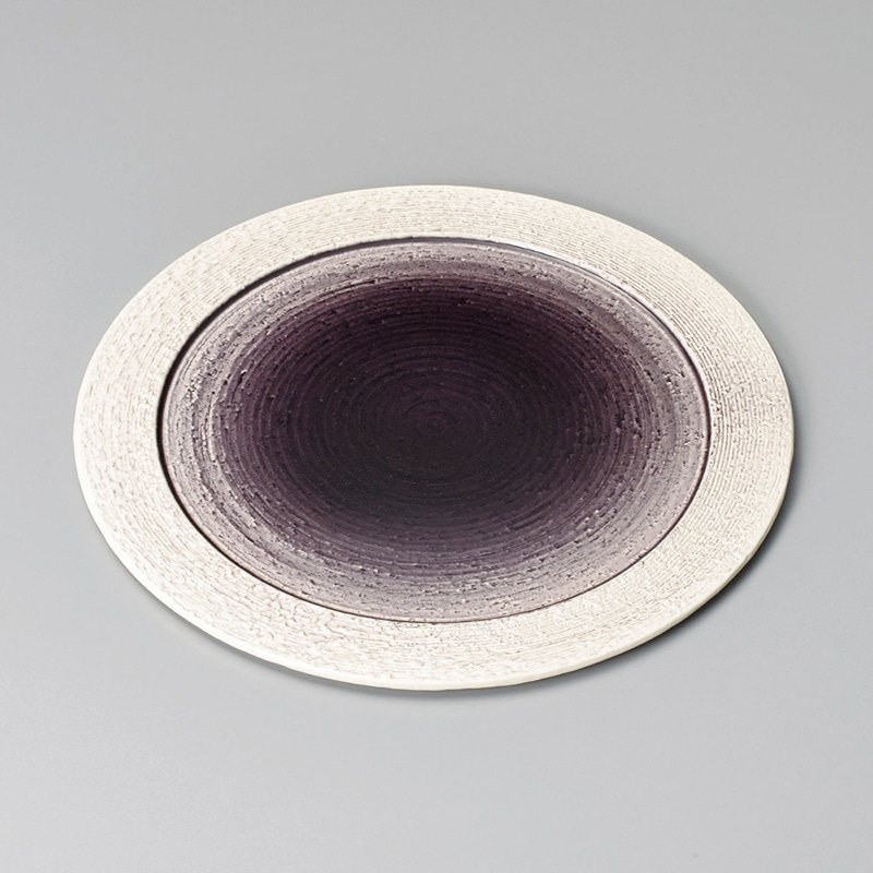 山万 17805-140 紫吹31cmリム丸皿  1個（ご注文単位1個）【直送品】