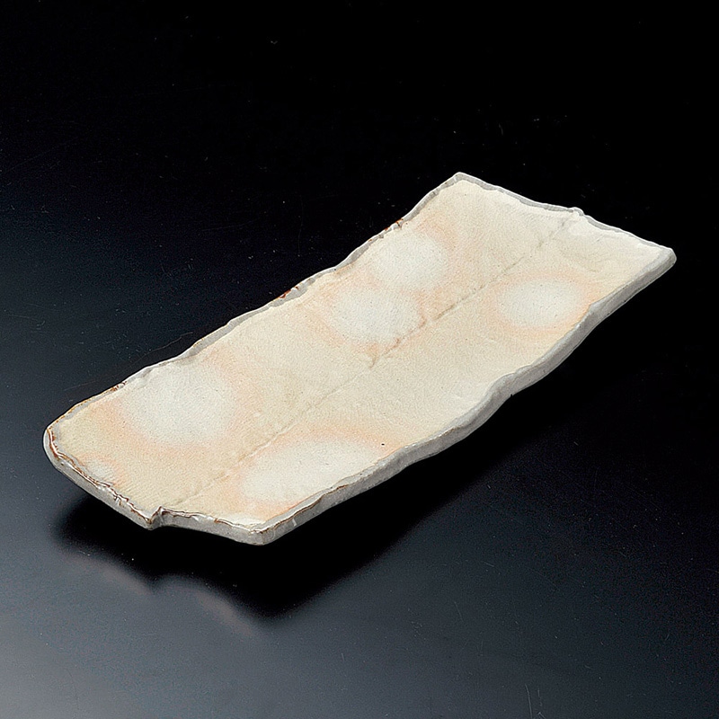 山万 18314-250 御本手線段尺2寸長角皿  1個（ご注文単位1個）【直送品】