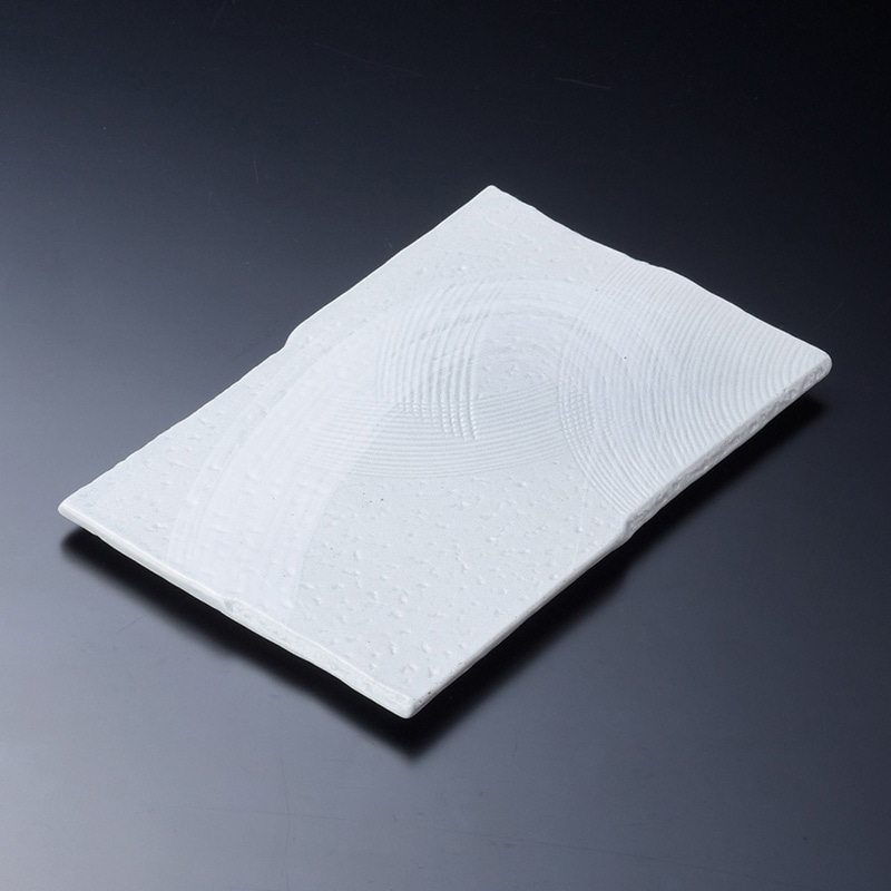 山万 26704-310 ゴーカイ白長角皿 (大) 1個（ご注文単位1個）【直送品】