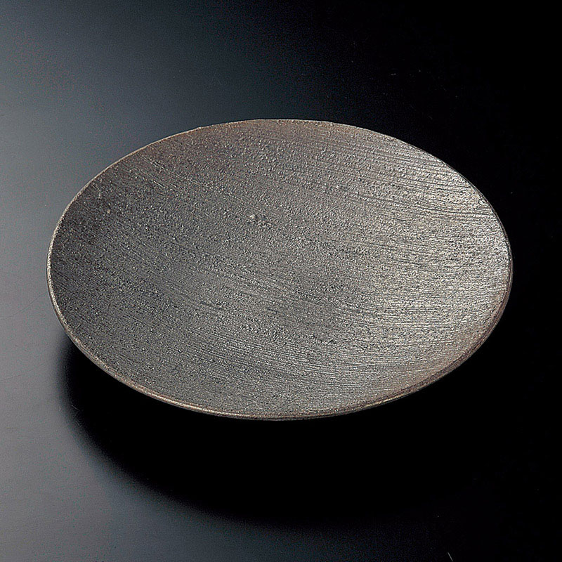 山万 19404-140 櫛炭化9.5皿  1個（ご注文単位1個）【直送品】