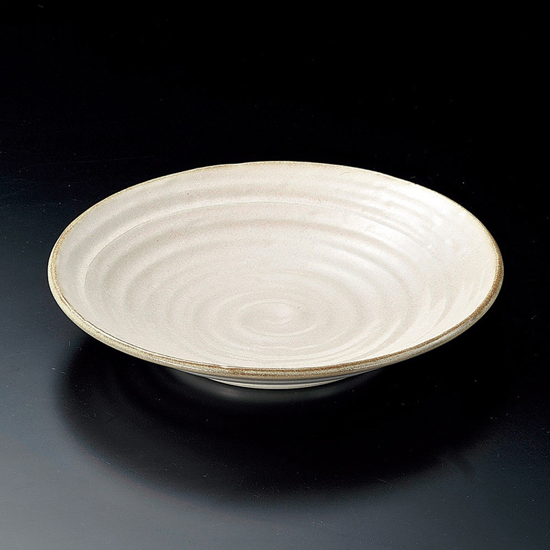 山万 19519-270 粉引荒引大皿  1個（ご注文単位1個）【直送品】