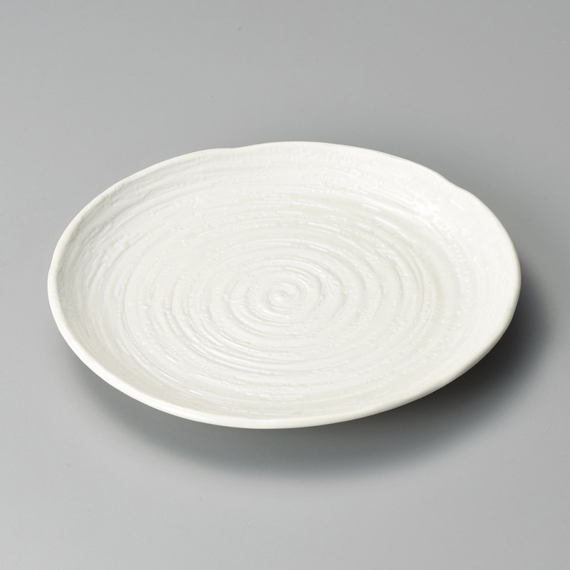 山万 19533-180 吉祥粉引10.0皿  1個（ご注文単位1個）【直送品】