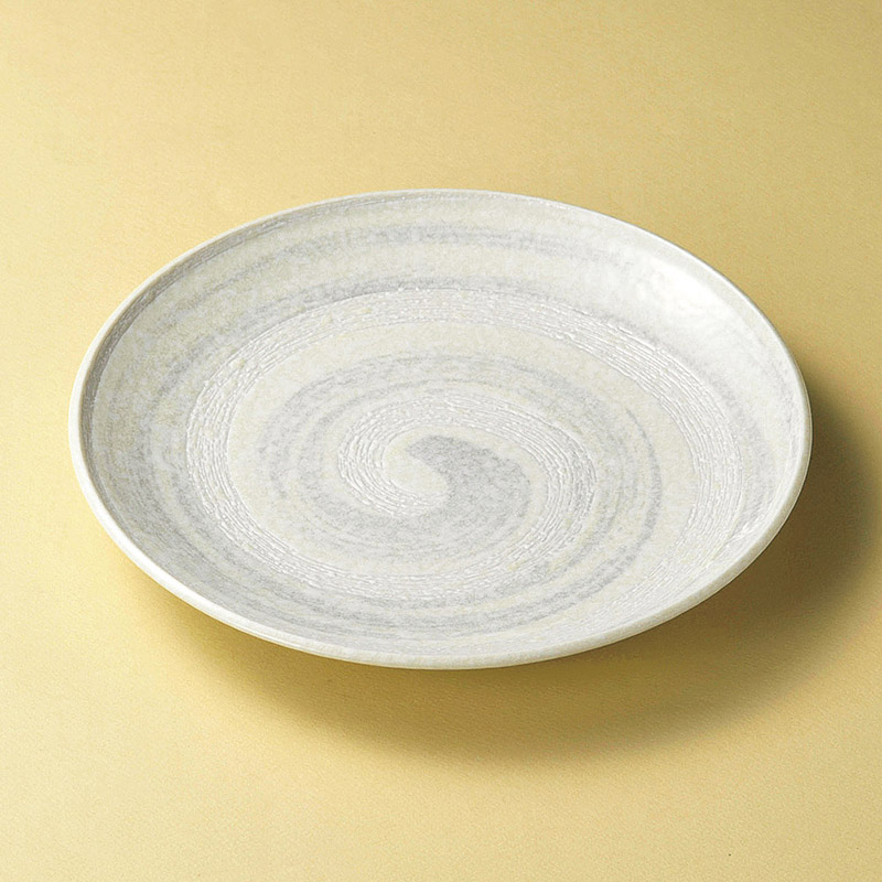 山万 19531-020 白雪丸9.0皿  1個（ご注文単位1個）【直送品】