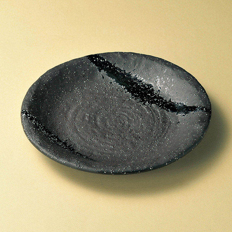 山万 19913-400 彗星石目8.0皿  1個（ご注文単位1個）【直送品】