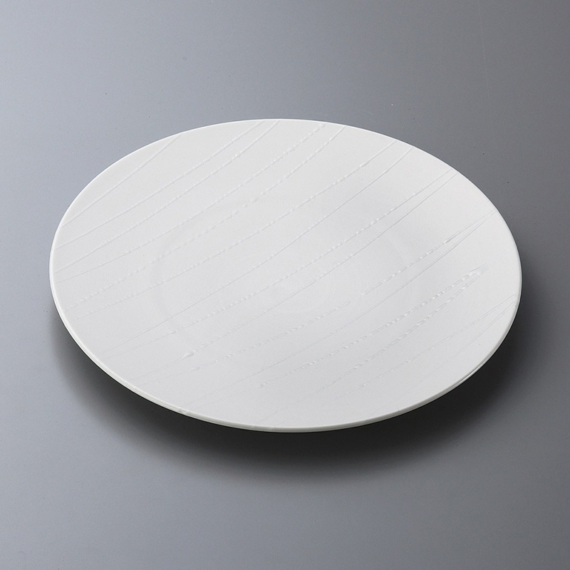 山万 19514-460 アララギ白28cmディナー  1個（ご注文単位1個）【直送品】