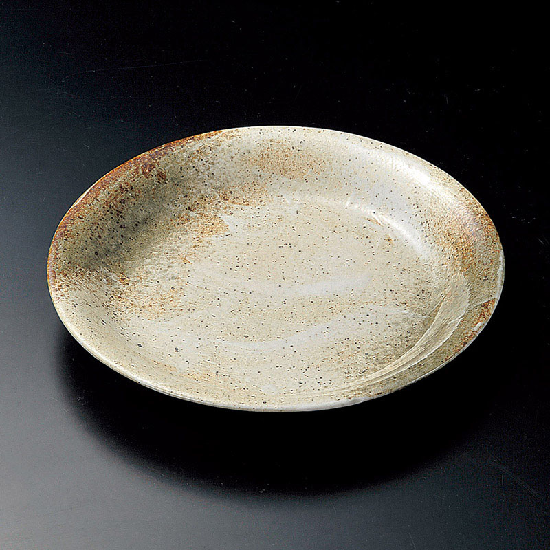 山万 19530-170 雪志野9.0深皿  1個（ご注文単位1個）【直送品】