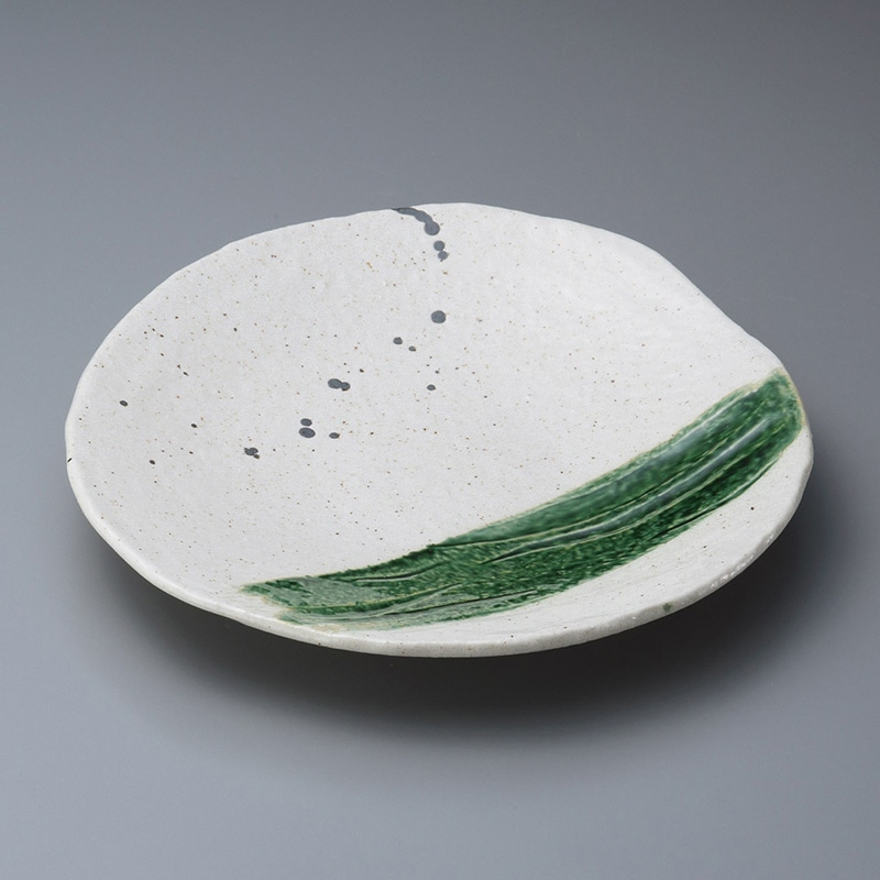 山万 19718-100 いなか道9寸丸皿  1個（ご注文単位1個）【直送品】