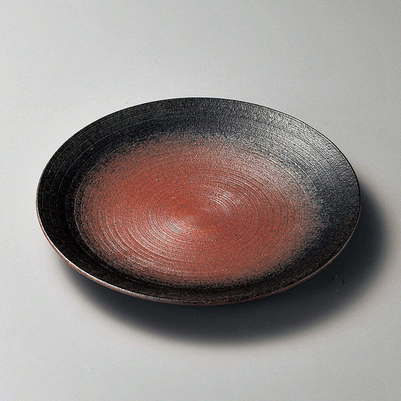 山万 19809-170 焼締8.5皿 1個(ご注文単位1個)【直送品】