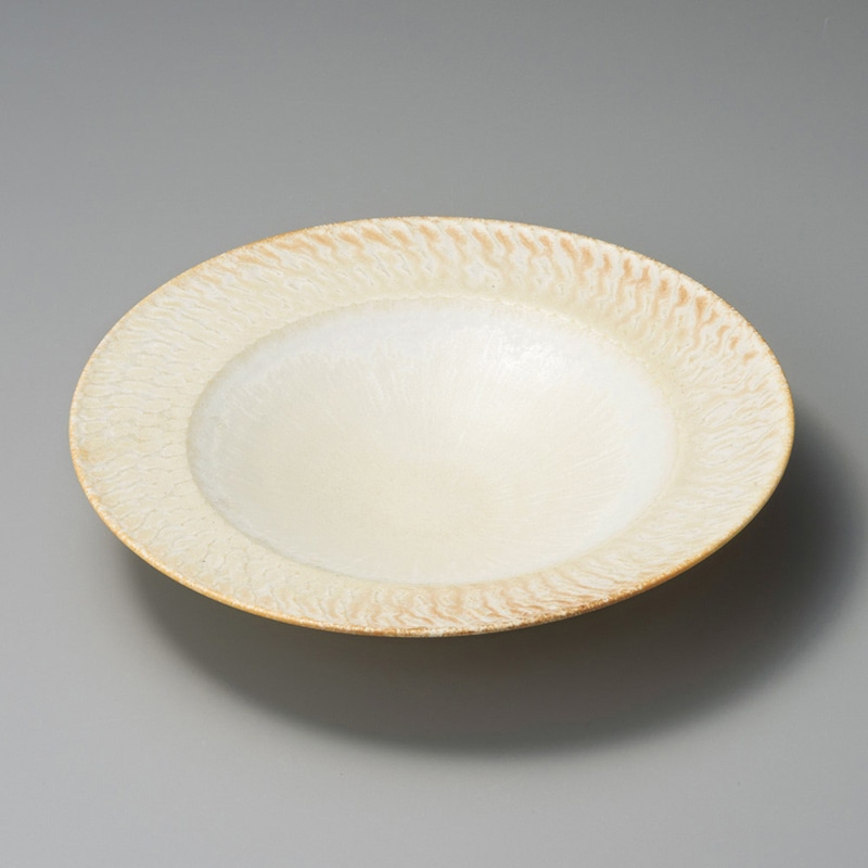 山万 20031-180 シェル釉7.0浅ボール  1個（ご注文単位1個）【直送品】