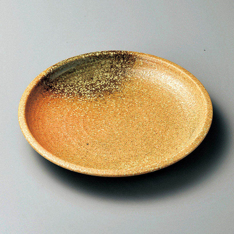 山万 20311-020 京唐津くくり手8.0丸皿  1個（ご注文単位1個）【直送品】