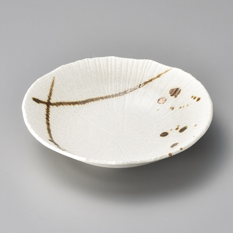 山万 20517-290 金色流し彫十草型大鉢  1個（ご注文単位1個）【直送品】