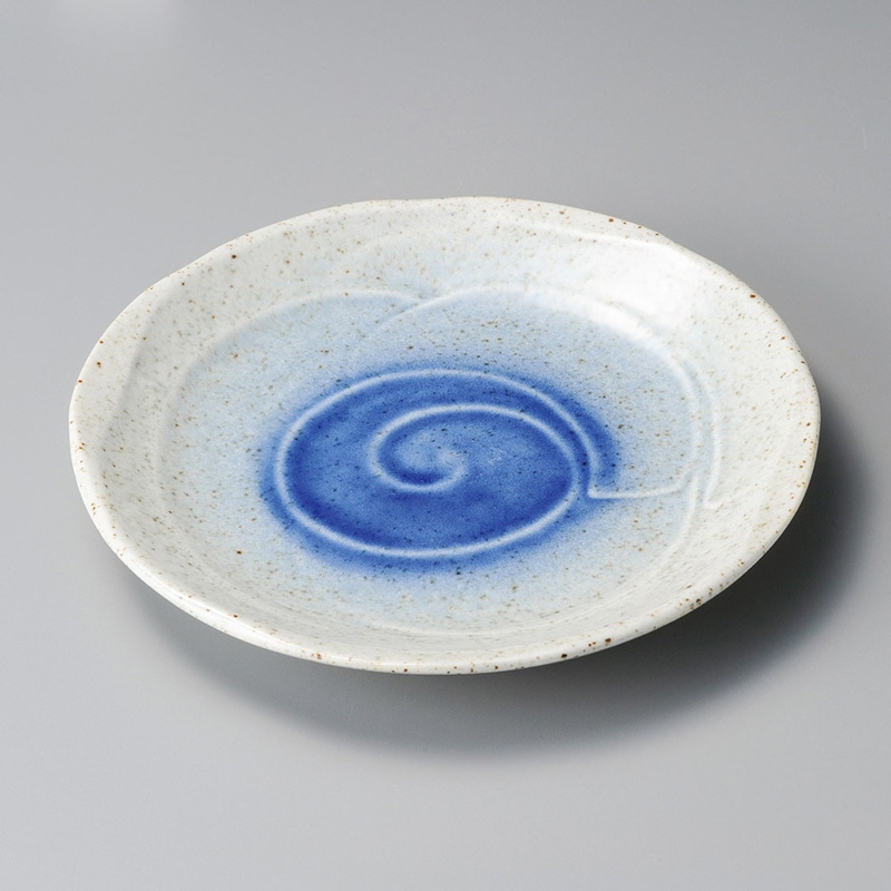 山万 20308-190 湖水8.0皿  1個（ご注文単位1個）【直送品】