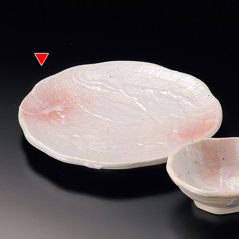 山万 20925-030 桜志野天皿  1個（ご注文単位1個）【直送品】