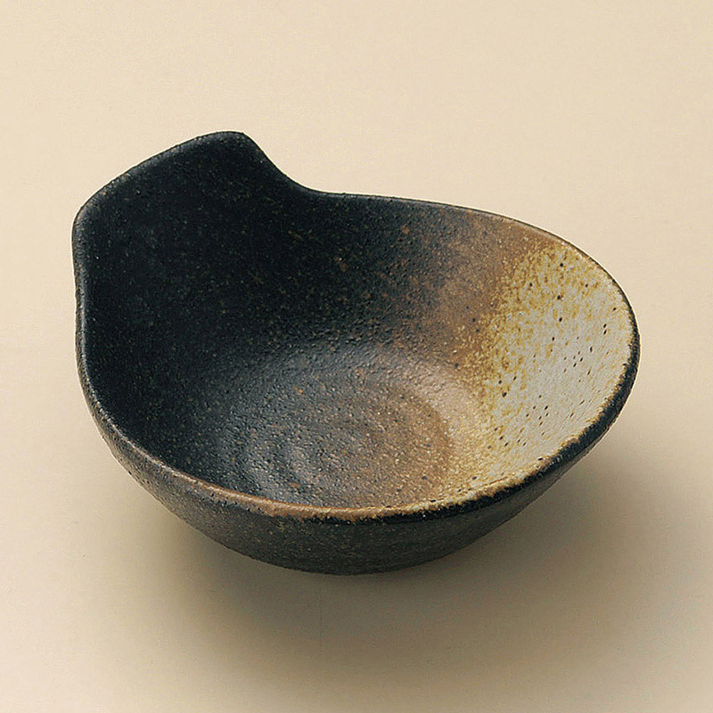 山万 21112-130 黒備前吹呑水 1個(ご注文単位1個)【直送品】