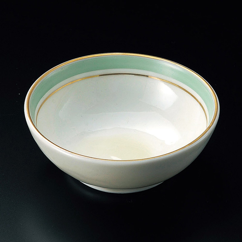 山万 21224-290 黄白磁錦交趾小呑水  1個（ご注文単位1個）【直送品】