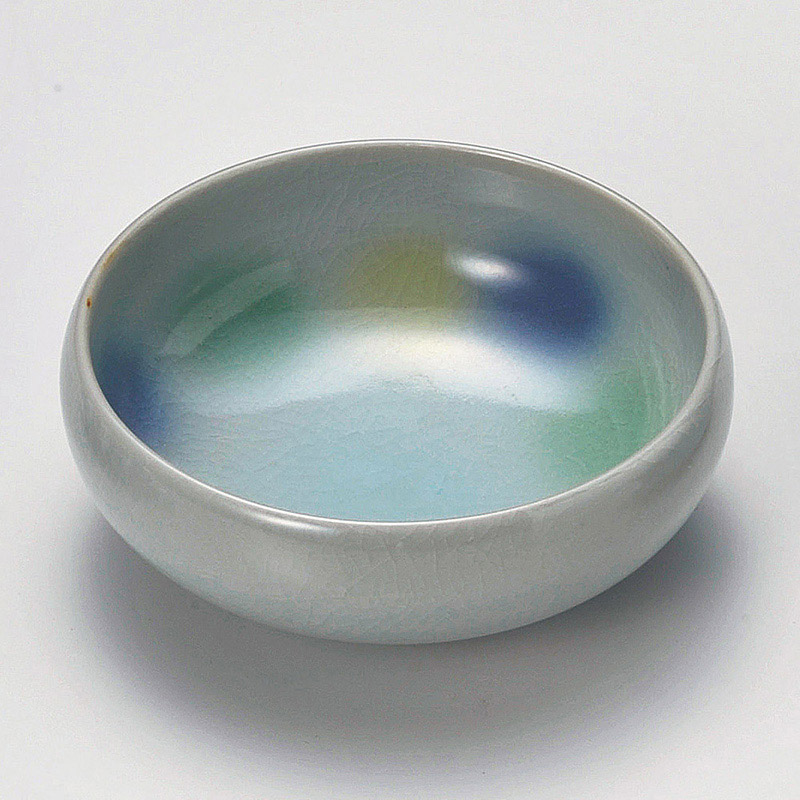 山万 21221-180 3色吹丸小鉢  1個（ご注文単位1個）【直送品】