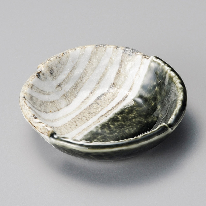 山万 21302-550 織部ストライプ4.0玉割 1個(ご注文単位1個)【直送品】