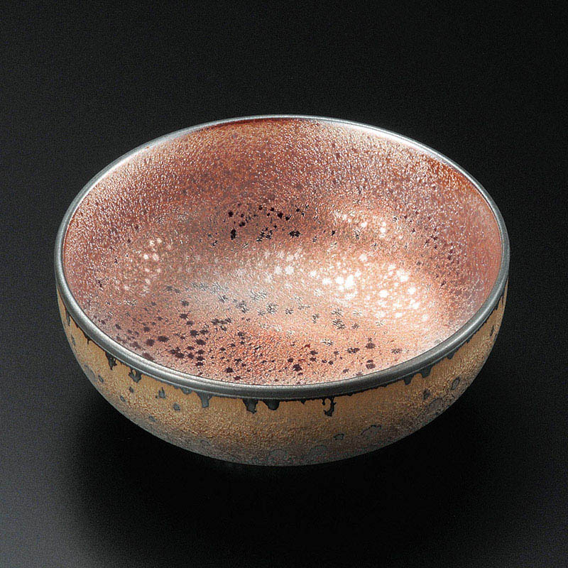 山万 21236-230 赤錆丸小鉢 1個(ご注文単位1個)【直送品】