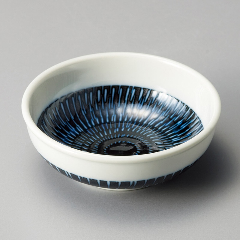 山万 21336-200 藍三島三五鉢 1個(ご注文単位1個)【直送品】