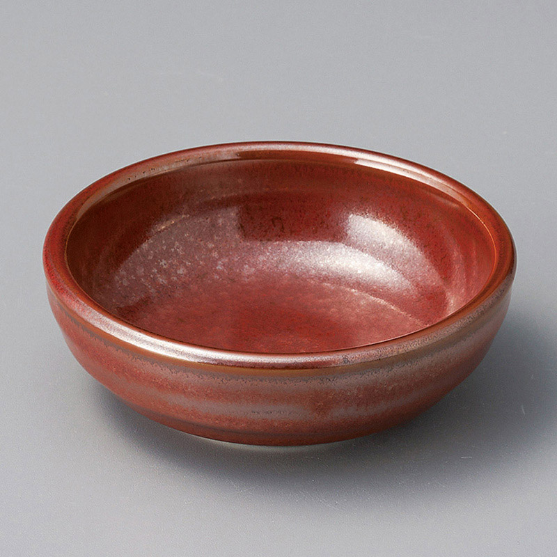 山万 21335-100 鉄赤丸小付 1個(ご注文単位1個)【直送品】