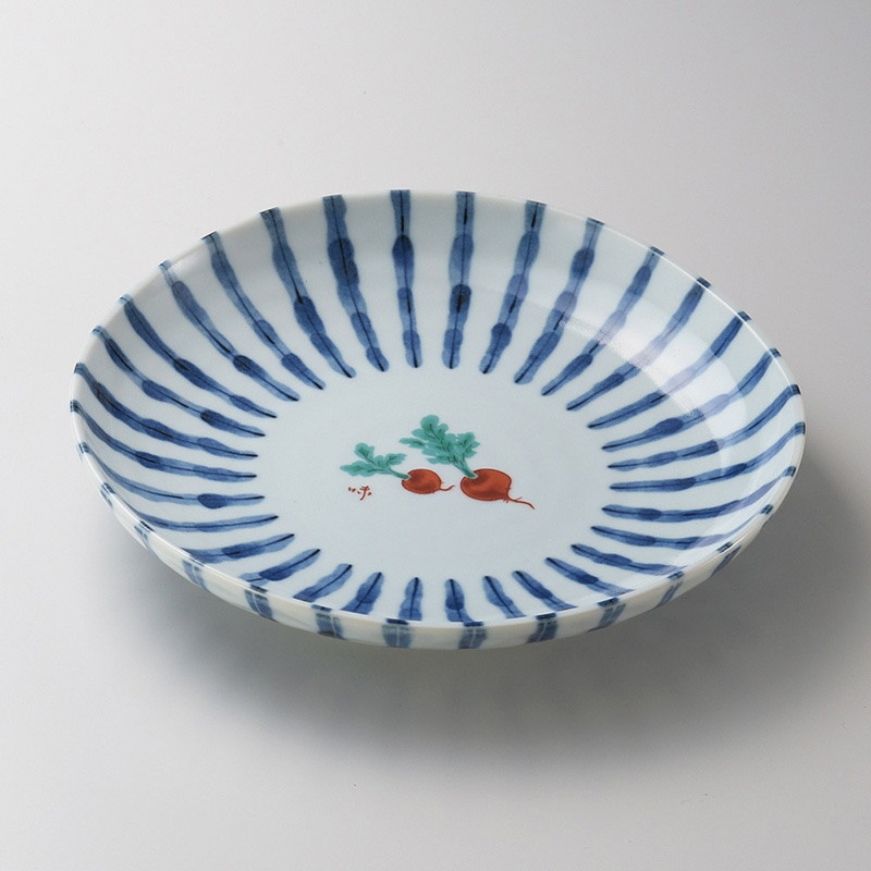 山万 21628-190 十草かぶ3.5皿  1個（ご注文単位1個）【直送品】