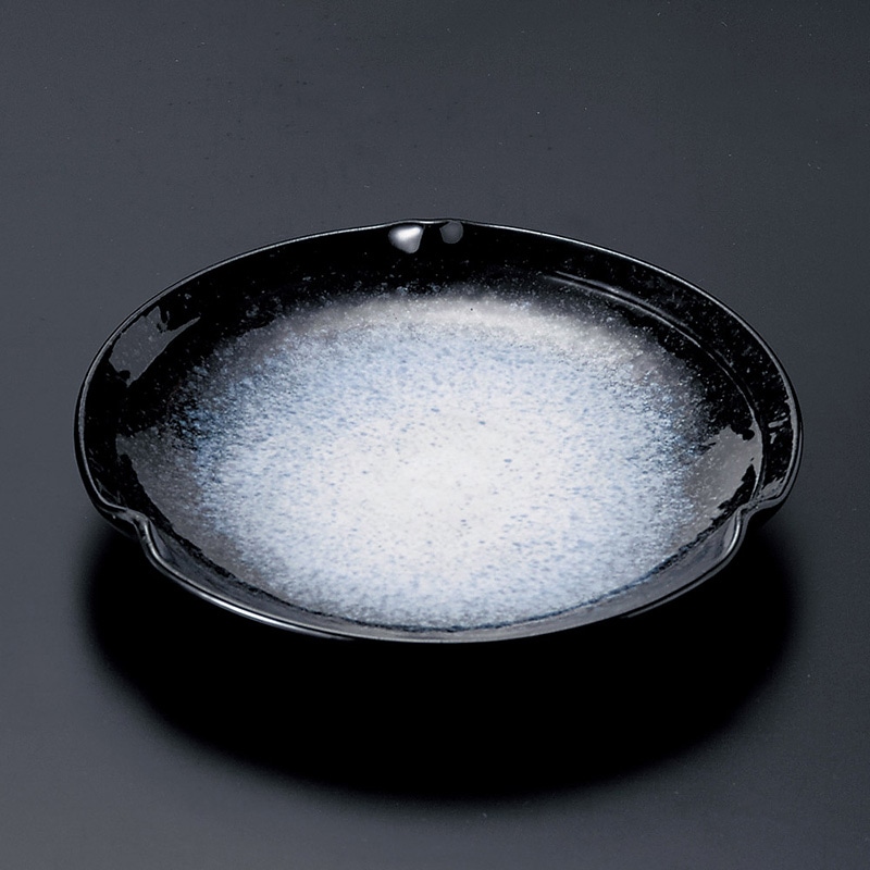 山万 21506-550 雲海三ツ押7.0皿  1個（ご注文単位1個）【直送品】