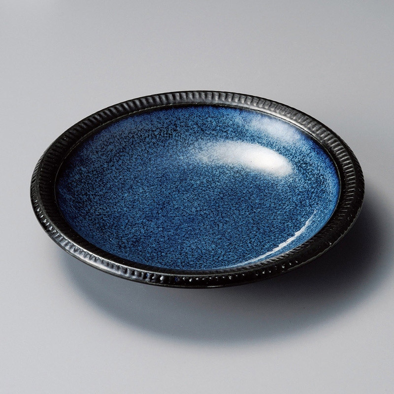 山万 22405-100 深海渕十草型8吋スープ  1個（ご注文単位1個）【直送品】