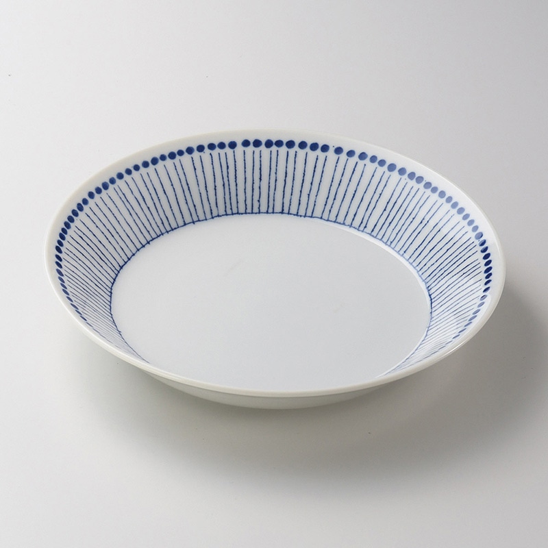 山万 22411-190 蒼十草6.3深皿  1個（ご注文単位1個）【直送品】