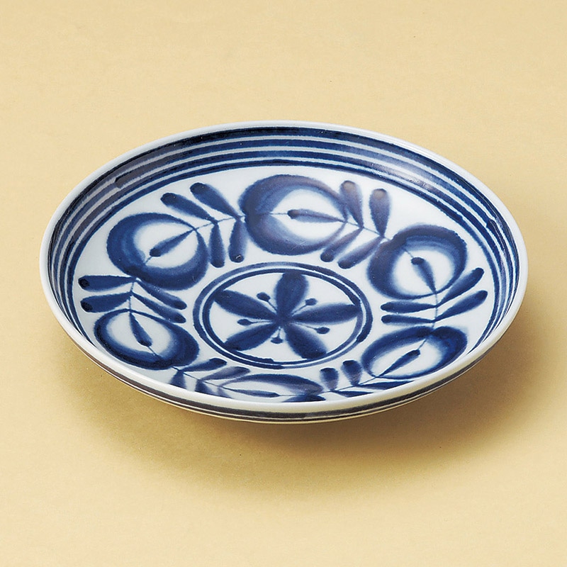 山万 22222-730 モダンBLプレート L 有田焼 1個（ご注文単位1個）【直送品】