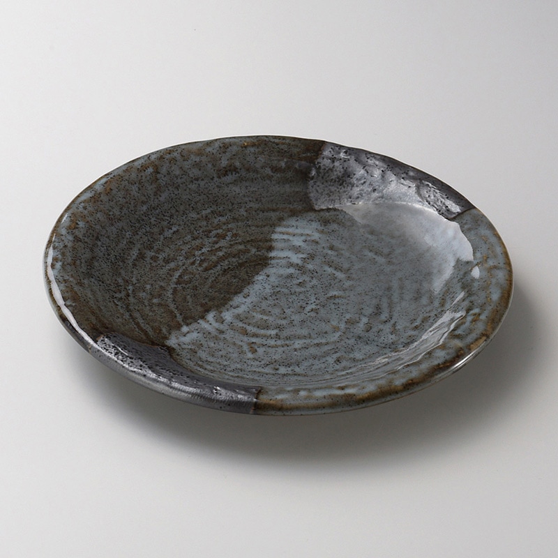 山万 22315-020 山がすみ石目6.0皿  1個（ご注文単位1個）【直送品】