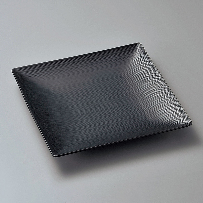 山万 18704-400 波紋9.0角皿  1個（ご注文単位1個）【直送品】