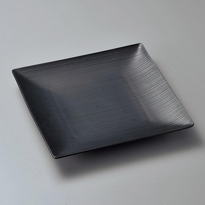 山万 18705-400 波紋8.0角皿  1個（ご注文単位1個）【直送品】