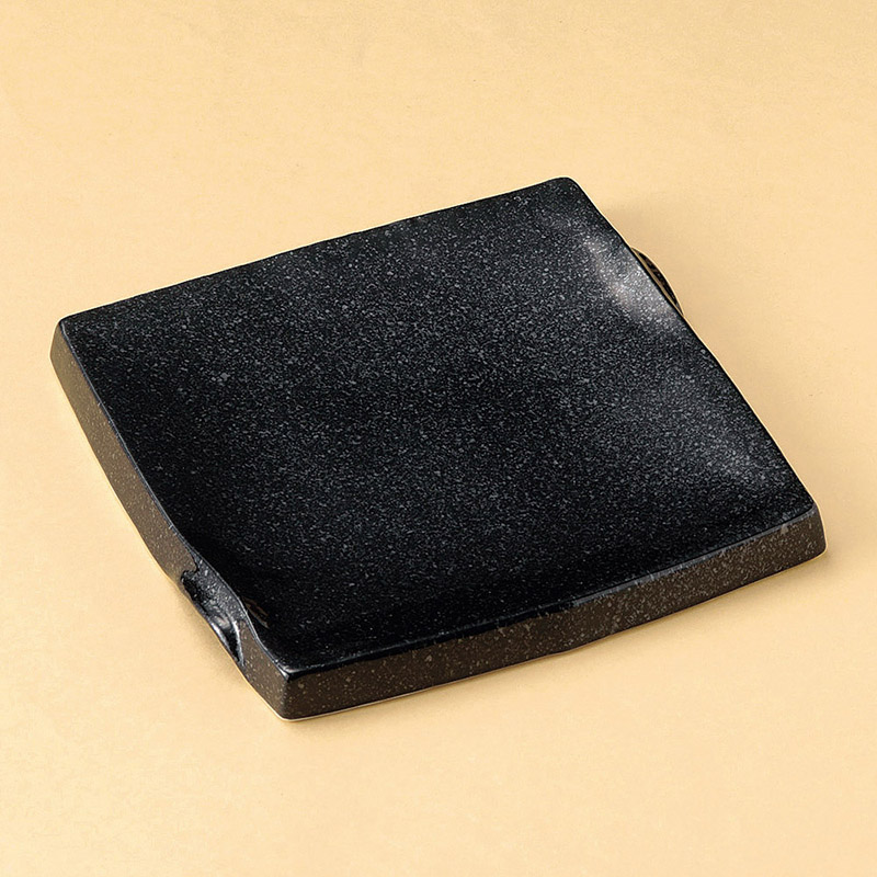 山万 23011-310 油滴天目スクエアー(大)  1個（ご注文単位1個）【直送品】