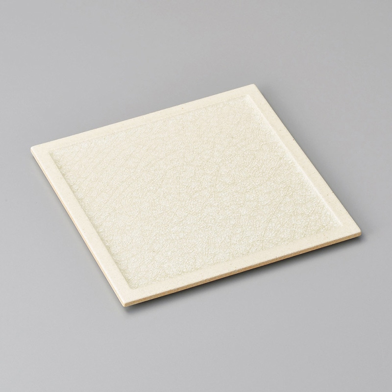 山万 23019-570 クリアクリスタル白15cm正角 1個（ご注文単位1個）【直送品】