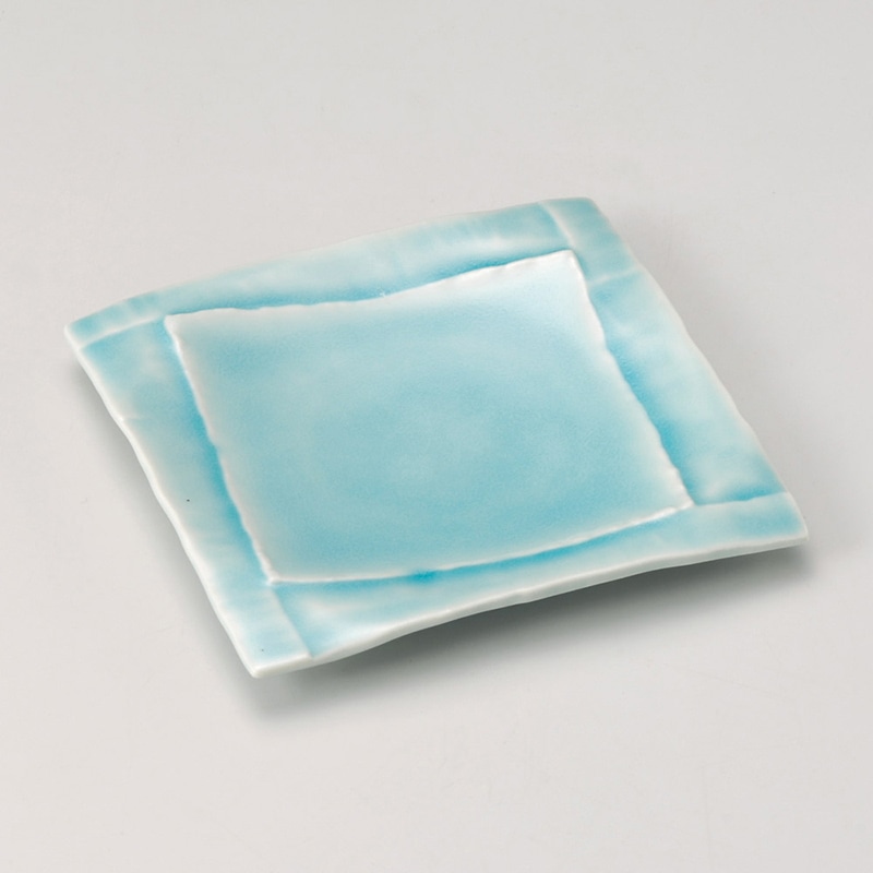 山万 29314-140 湖水四角皿  1個（ご注文単位1個）【直送品】