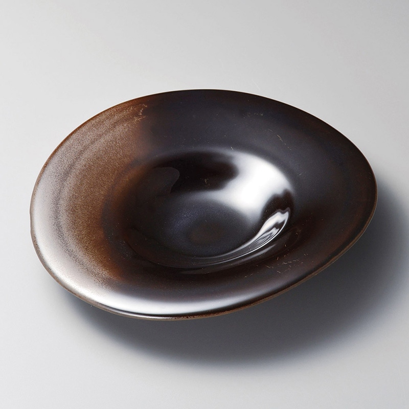 >山万 23413-140 萌花ウェーブ変形皿 1個(ご注文単位1個)【直送品】