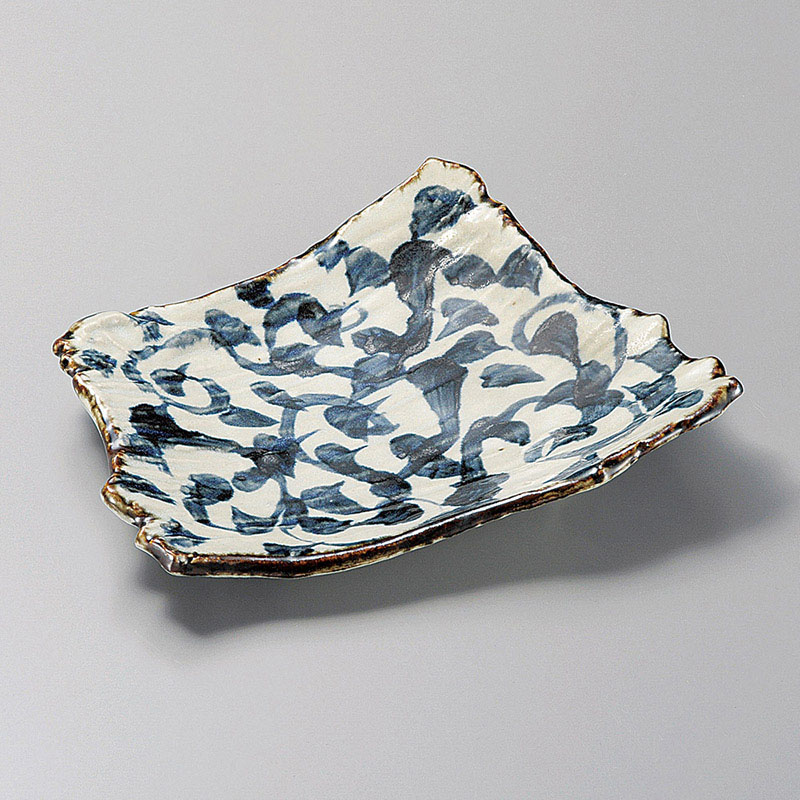 山万 23503-290 たこ唐草変型長皿(小)  1個（ご注文単位1個）【直送品】