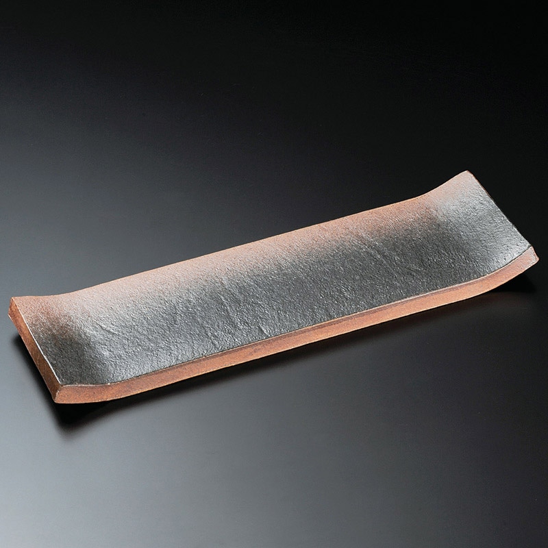 山万 23711-310 備前長々皿  1個（ご注文単位1個）【直送品】