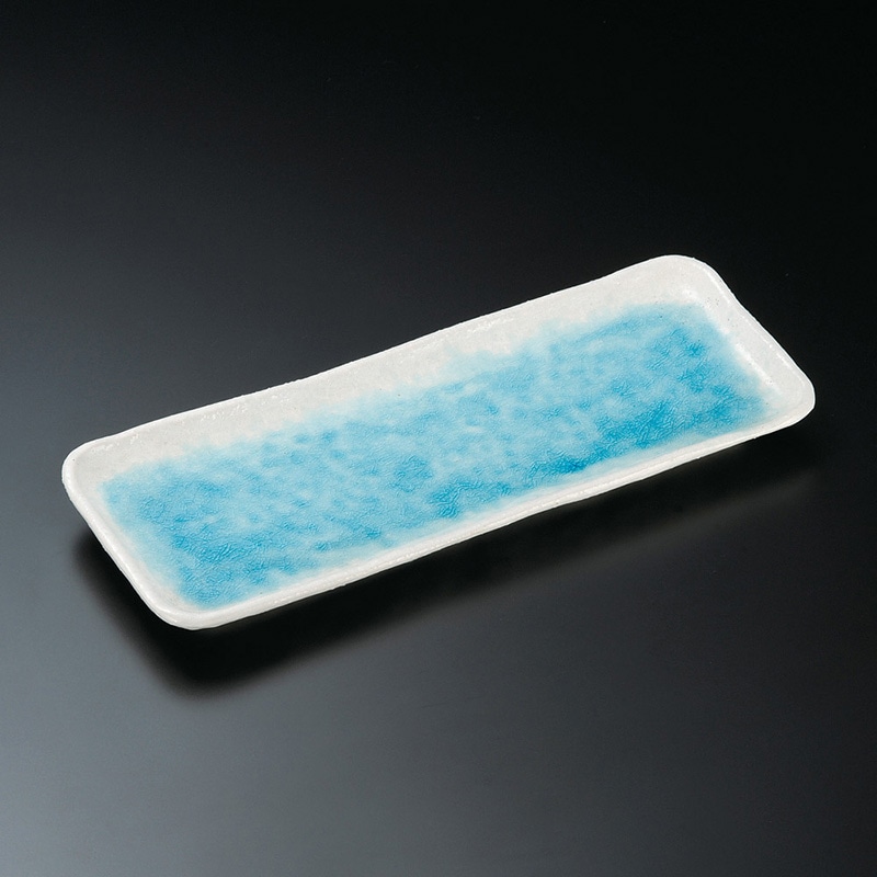 山万 24306-570 トルコブルー30cm突出皿 1個（ご注文単位1個）【直送品】