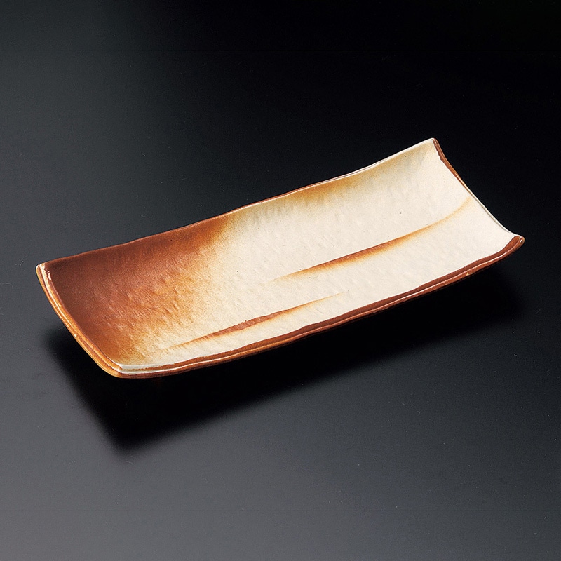 山万 24305-230 暁(あかつき)サンマ皿 1個（ご注文単位1個）【直送品】