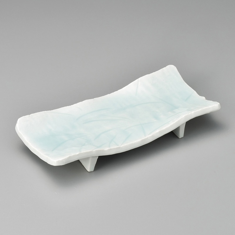 山万 23914-550 青白磁9.0まな板焼物皿 1個（ご注文単位1個）【直送品】