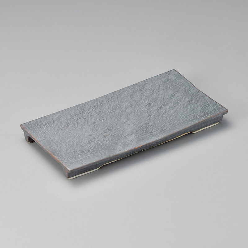 山万 23915-170 ジワ鉄まな板口変り皿 1個（ご注文単位1個）【直送品】