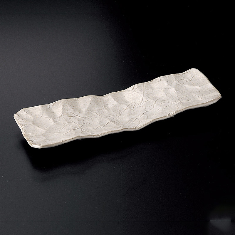 山万 24809-310 手折粉引サンマ皿 1個（ご注文単位1個）【直送品】