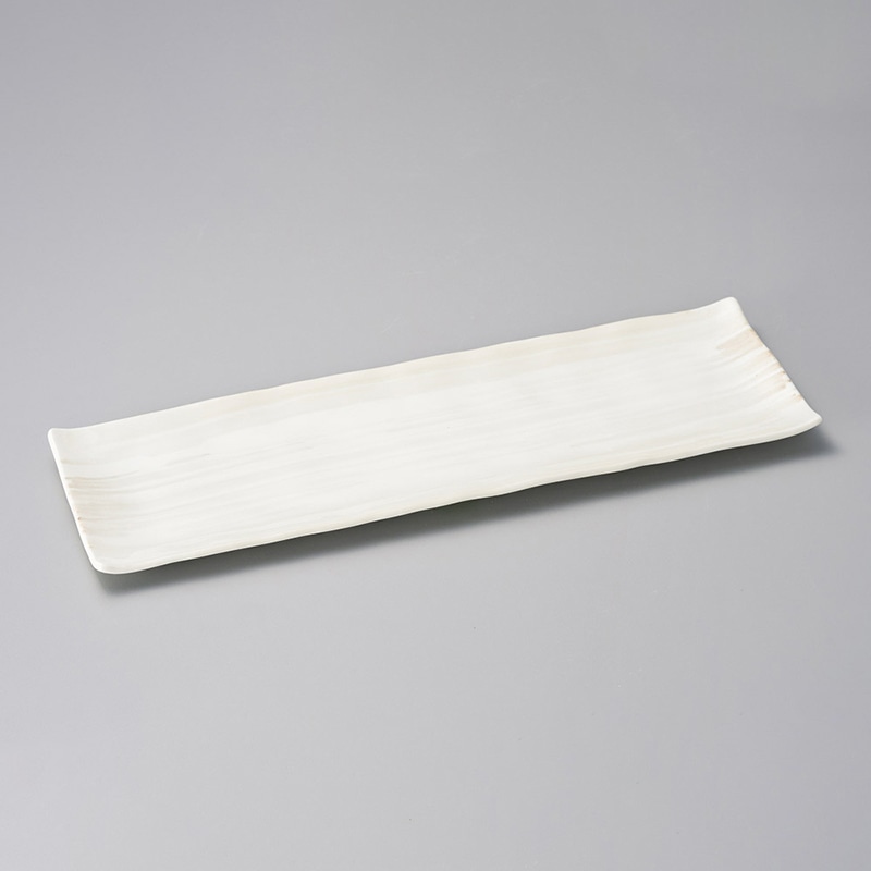 山万 25004-100 茶刷毛サンマ皿 大 1個（ご注文単位1個）【直送品】