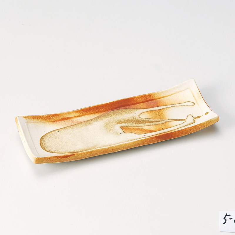 山万 25706-130 緋ダスキ流し付出皿 1個（ご注文単位1個）【直送品】