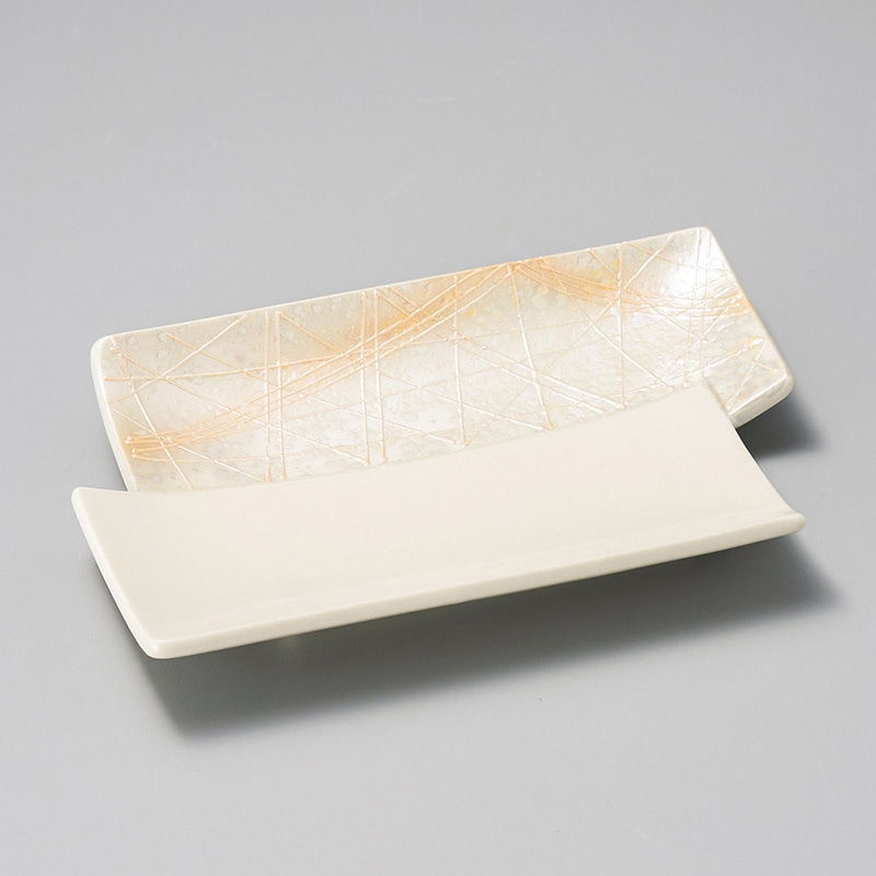 山万 25506-470 橙吹銀河一珍突出皿 1個（ご注文単位1個）【直送品】